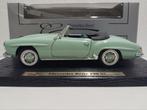 Mercedes Benz 190 SL 1955 twotone groen Maisto 1:18 KRD, Hobby en Vrije tijd, Modelauto's | 1:18, Ophalen of Verzenden, Zo goed als nieuw