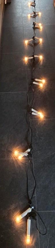 Kerst Kaarsverlichting 30-delig vintage GEEN LED Lampjes, Diversen, Kerst, Gebruikt, Ophalen of Verzenden