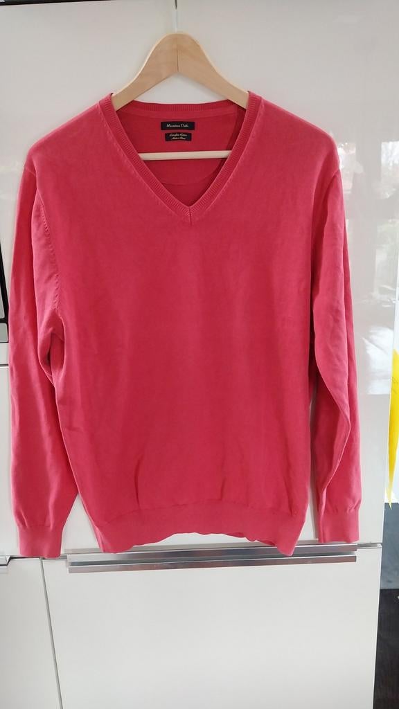 Massimo Dutti oud roze kleur trui. Katoen, maat L., Kleding | Heren, Truien en Vesten, Maat 52/54 (L), Ophalen of Verzenden, Zo goed als nieuw