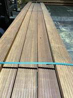 Hardhout-Angelim Vermelho-planken-terrasdelen-steigerdelen, Tuin en Terras, Ophalen, Nieuw, Hout