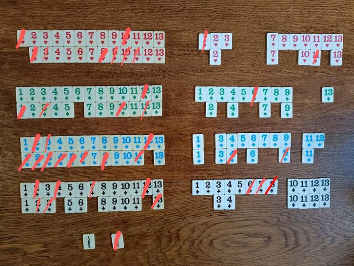 Losse Rummikub stenen RUMMY, 20 cent per stuk, Hobby en Vrije tijd, Gezelschapsspellen | Bordspellen, Gebruikt, Een of twee spelers