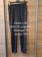 Kipsta sport broek maat L, Maat 38/40 (M), Zwart, Ophalen of Verzenden, Fitness of Aerobics