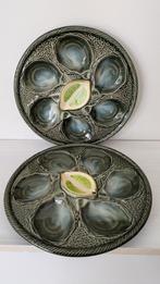 Franse Retro Vintage oester borden St Clément, Huis en Inrichting, Keuken | Servies, Ophalen of Verzenden, Overige stijlen, Bord(en)