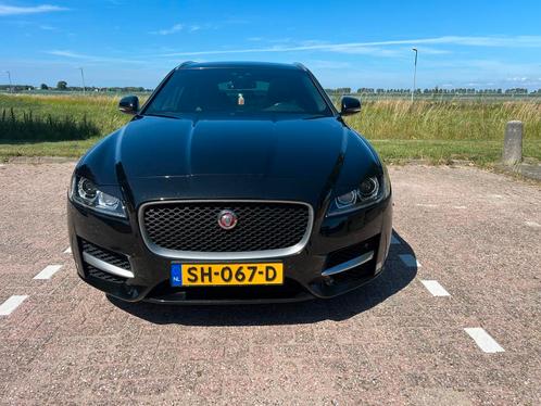 Jaguar XF 20d 2.0 180pk Aut 2018 Zwart, Auto's, Jaguar, Particulier, XF, Diesel, D, Stationwagon, Automaat, Origineel Nederlands