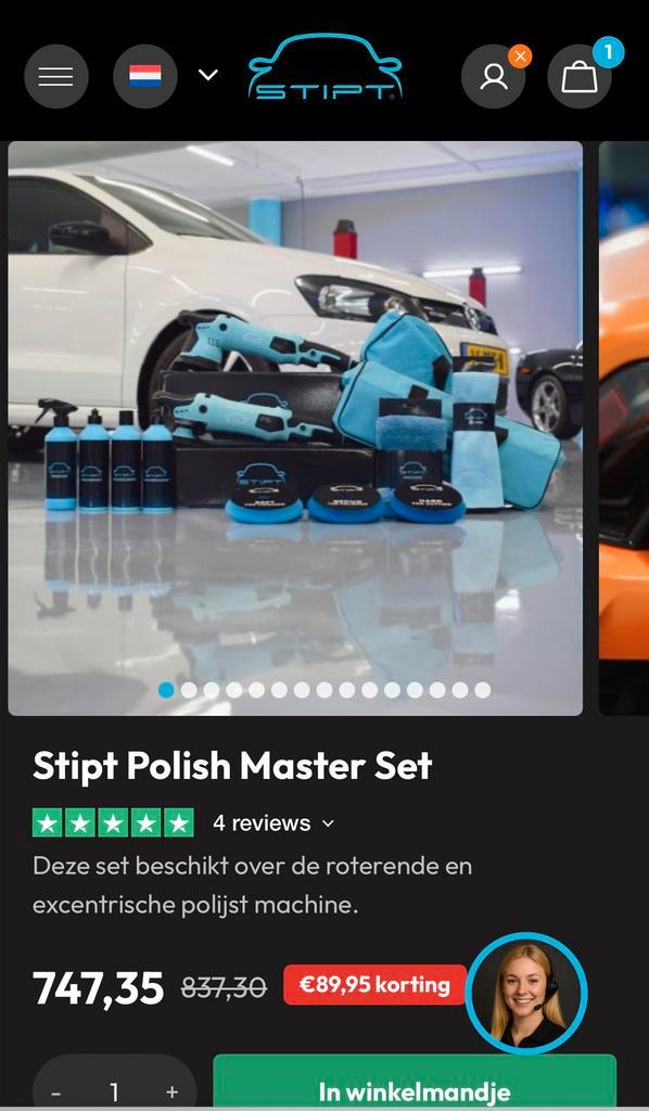 Stipt Polish Master Set - Complete Polijstset, Auto diversen, Onderhoudsmiddelen, Ophalen of Verzenden