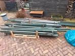 Restpartij staanders hekwerk incl koppelingen, Tuin en Terras, Ophalen, Gebruikt, IJzer, Overige typen