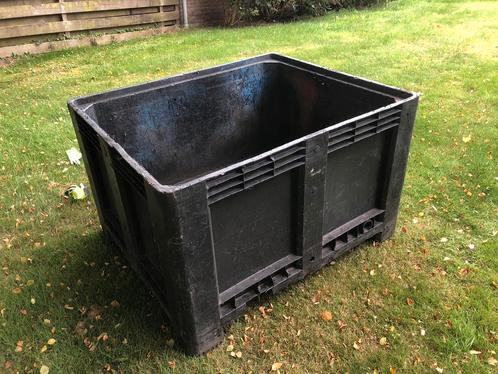 2 kunststof bakken palletbox transportbak plastic bak, Doe-het-zelf en Verbouw, Kratten en Dozen, Gebruikt, Krat, 50 cm of meer