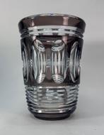 Kristallen vaas  ‘cut to clear’ rookpaars kristal 3,84 kg, Ophalen of Verzenden