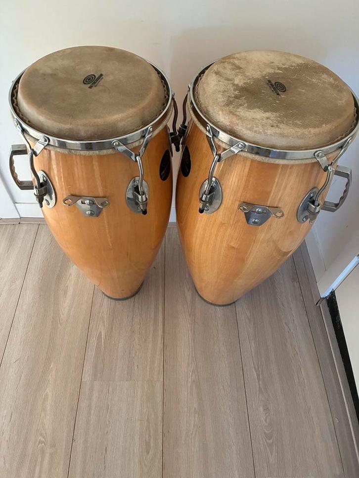 Set Conga's - Supercussion, Muziek en Instrumenten, Percussie, Gebruikt, Trommel, Ophalen