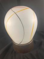 Plafondlamp jaren 50, Gebruikt, Ophalen of Verzenden, Glas, X