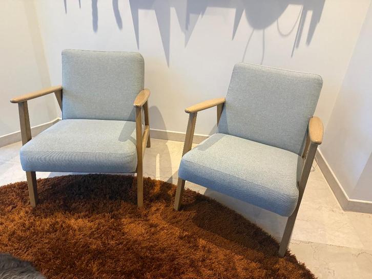 Fauteuil EKENÄSET eiken/Gunnared lichtgroen, Huis en Inrichting, Fauteuils, Zo goed als nieuw, Hout, Stof, 50 tot 75 cm, 75 tot 100 cm