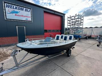 Nette consoleboot(terhi) compleet met motor en trailer  beschikbaar voor biedingen