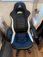 Playstation Gaming Stoel - Zwart/Wit, Ophalen, Gebruikt, Zwart, Gaming bureaustoel