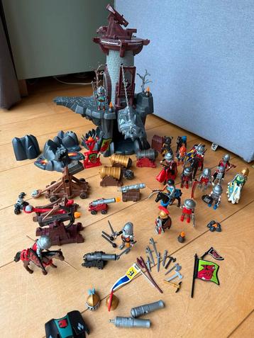 Playmobil Ridders / Knights, veel Poppetjes en kannonnen beschikbaar voor biedingen