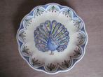 Delfts Blauw Wandbord Pauw afb. Gemerkt, Ophalen of Verzenden