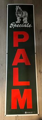 Emaille Bord Palm Bier 150x40 cm van 1990, Ophalen of Verzenden, Gebruikt, Reclamebord