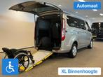 Ford Transit Custom L1H1 Rolstoelbus Bodemverlaging XXL-Ombo, Automaat, 12 maanden, Stof, Euro 6