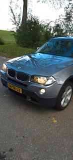 BMW X3 2.0 I 2007 Grijs, Youngtimer, APK 08-2026, Auto's, BMW, Stof, 1995 cc, Zwart, 4 cilinders