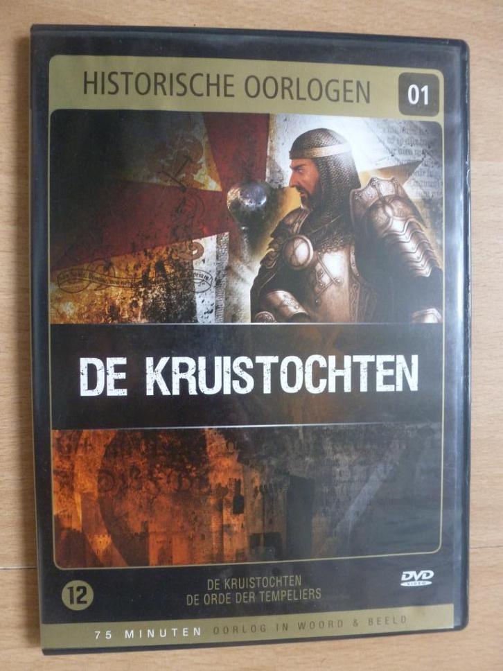 Historische oorlogen De Kruistochten De orde der Tempeliers, Cd's en Dvd's, Dvd's | Documentaire en Educatief, Zo goed als nieuw