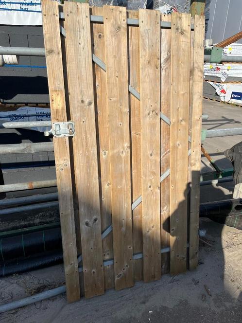 Tuindeur, Tuin en Terras, Tuinpoorten, Gebruikt, Looppoort, Hout, 150 tot 200 cm, Minder dan 100 cm, Ophalen of Verzenden