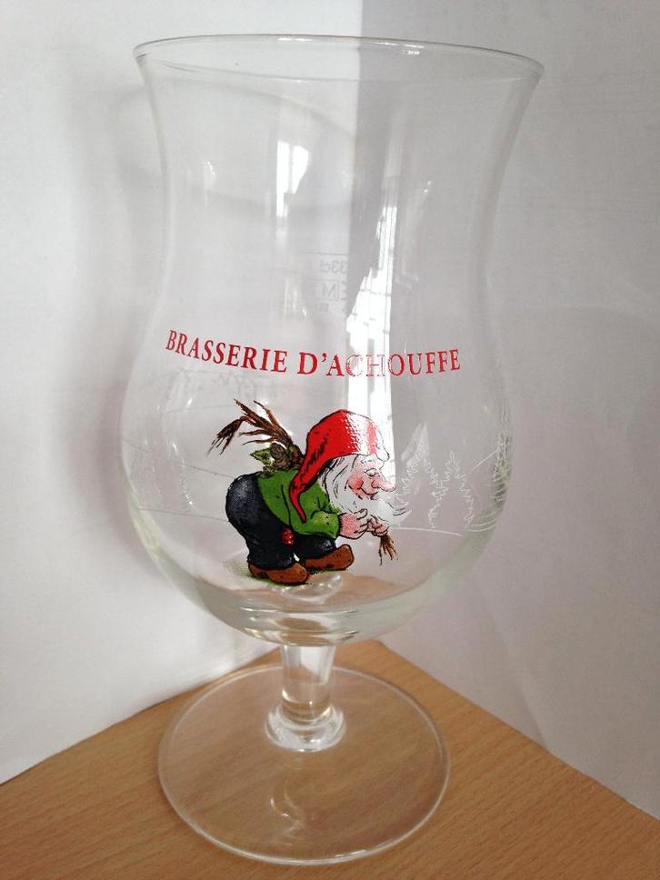 2x La chouffe bierglas 33cl, Verzamelen, Biermerken, Zo goed als nieuw, Glas of Glazen, Overige merken, Ophalen of Verzenden