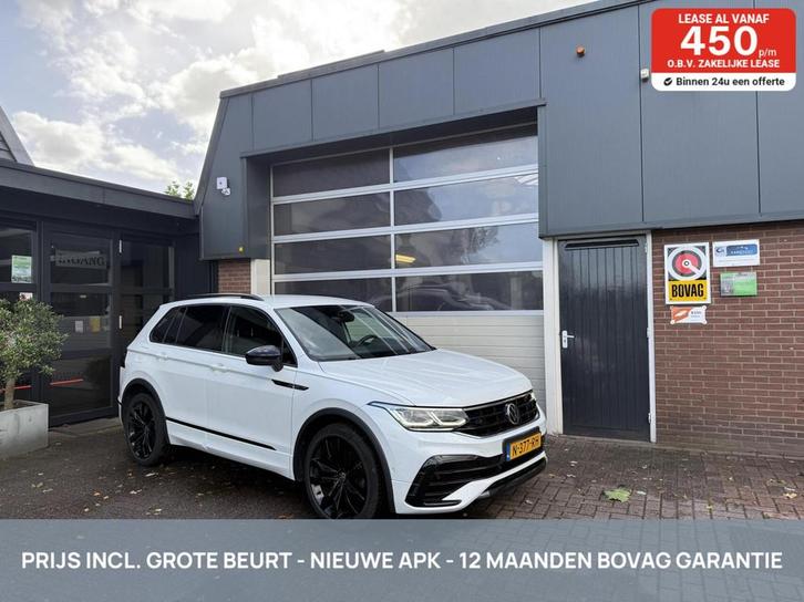 Volkswagen Tiguan 1.5 TSI R-Line BLACK STYLE/VIRTUEEL/ACC *A, Auto's, Volkswagen, Bedrijf, Te koop, Tiguan, 360° camera, ABS, Adaptive Cruise Control
