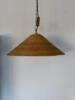 Vintage pitrieten hanglamp, stijl Gabriella Crespi ‘70, Huis en Inrichting, Lampen | Hanglampen, Vintage retro buisframe design rotan webbing papercord deens