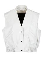 Kassl sleeveless olie bomber maat S, Kleding | Dames, Bodywarmers, Verzenden, Zo goed als nieuw, Maat 36 (S), Wit