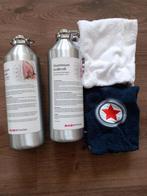 2 warmwater baby kruiken met hoesjes, Ophalen of Verzenden, Gebruikt, Overige typen, Overige merken