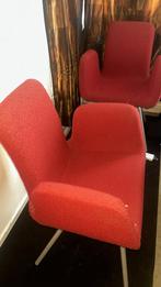 GRATIS 2 ruime rode kamer stoelen, Huis en Inrichting, Fauteuils, Ophalen, Gebruikt, 75 tot 100 cm