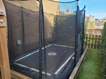 214x305cm game on sport trampoline 