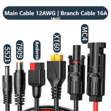 Zonnepaneel Connector Adapters Voor Power Station,4-In-1 beschikbaar voor biedingen