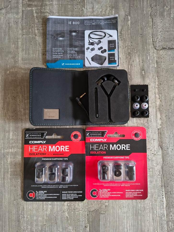 Sennheiser IE800, Audio, Tv en Foto, Koptelefoons, Zo goed als nieuw, Op oor (supra aural), Sennheiser, Ophalen of Verzenden