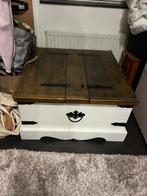 Salontafel/opbergkist, Ophalen, Gebruikt, 50 tot 100 cm, Vierkant