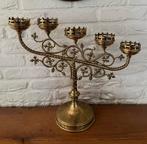 Veel kaarsen kandelaars mooi op gedekte tafel, Ophalen of Verzenden