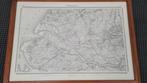 Oude landkaart van Rotterdam ingelijst, Boeken, Atlassen en Landkaarten, Landkaart, 1800 tot 2000, Nederland, Ophalen