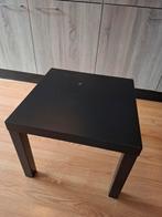 Klein zwart tafeltje - 55x55 cm, Gebruikt, Vierkant, 55 tot 75 cm, Modern