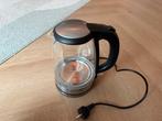 Glazen Waterkoker, 1 tot 2 liter, Ophalen of Verzenden, Gebruikt, Draadloos