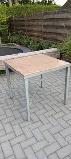 Tuintafel, Ophalen, Gebruikt, Vierkant, Metaal