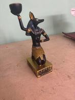 Anubis beeldje met kandelaar, Ophalen of Verzenden
