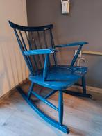 Blauwe Schommelstoel - Vintage/pastoe Stijl jaren '60, Ophalen, Gebruikt, Blauw, Vintage