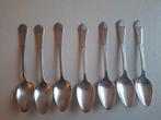 7 Gero palmet 604 verzilverde lepeltjes, Antiek en Kunst, Antiek | Bestek, Ophalen of Verzenden