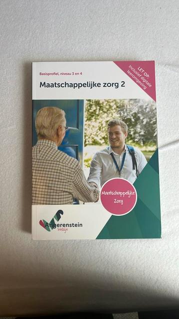 Maatschappelijke zorg 2, basisprofiel, niveau 3 en 4 beschikbaar voor biedingen