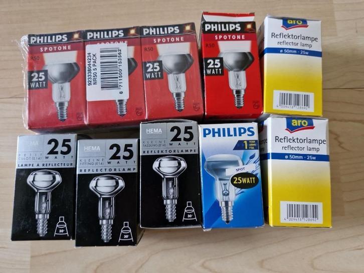 Gloeilampen kleine fitting 25 watt, Huis en Inrichting, Lampen | Losse lampen, Zo goed als nieuw, Gloeilamp, E14 (klein), Ophalen