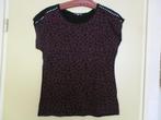 z.g.a.n. dames shirt. Maat S, Zwart, Ophalen of Verzenden, Zo goed als nieuw, Korte mouw