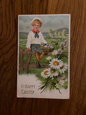 Oude Paasansichtkaart Paas ansicht kaart beschikbaar voor biedingen