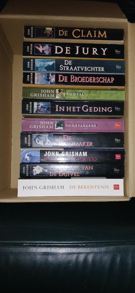boeken van John Grisham € 20,00, Boeken, Partijen en Verzamelingen, Gelezen, Overige, Ophalen
