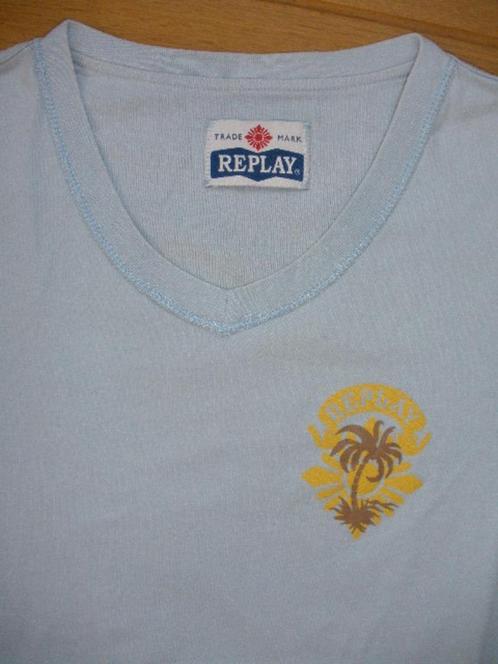 REPLAY t- shirt licht blauw maat S, Kleding | Heren, T-shirts, Maat 52/54 (L), Blauw, Ophalen of Verzenden