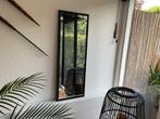 Spiegel rechthoek zwart h93xb33 cm, Huis en Inrichting, Woonaccessoires | Spiegels, Ophalen, Minder dan 50 cm, Zo goed als nieuw