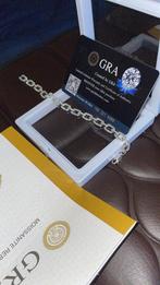 Zilveren Moissanite Armband - Nieuw in Doos, Sieraden, Tassen en Uiterlijk, Armbanden, Nieuw, Ophalen of Verzenden, Met edelsteen